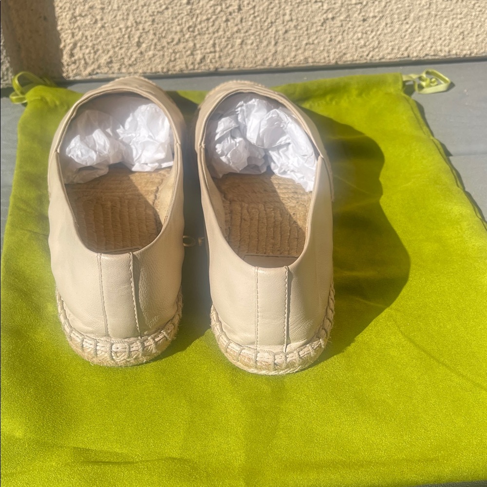 Tory Burch Cream Espadrille Flats - Picture 5 of 6
